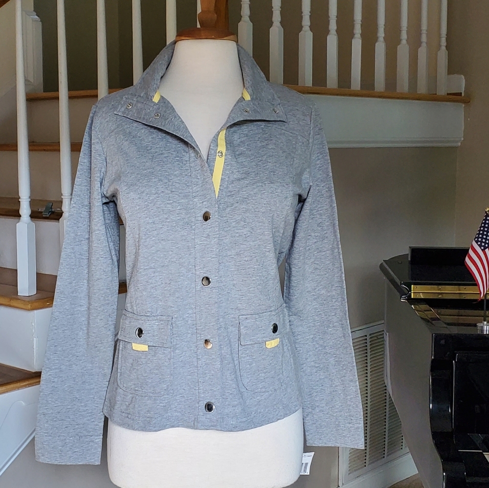 Karen Scott Sport Fleece Jacket sz S